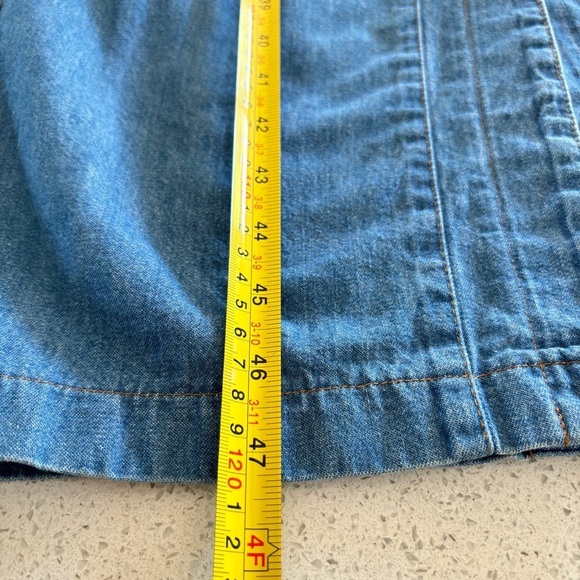 Vintage Denim Maxi Dress - Picture 7 of 15